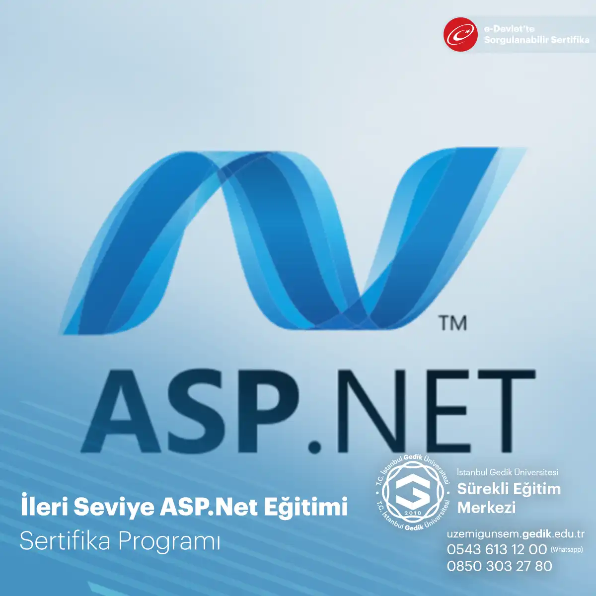 İleri Seviye ASP.Net Eğitimi Sertifika Programı